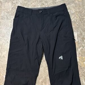 Eddie Bauer First Ascent Pants Mens 32x32 (Fits 32x31) Black Guide Pro Hiking